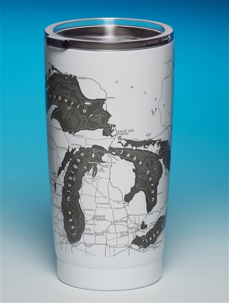 Home Town Map 20 oz Insulated Pint Tumbler