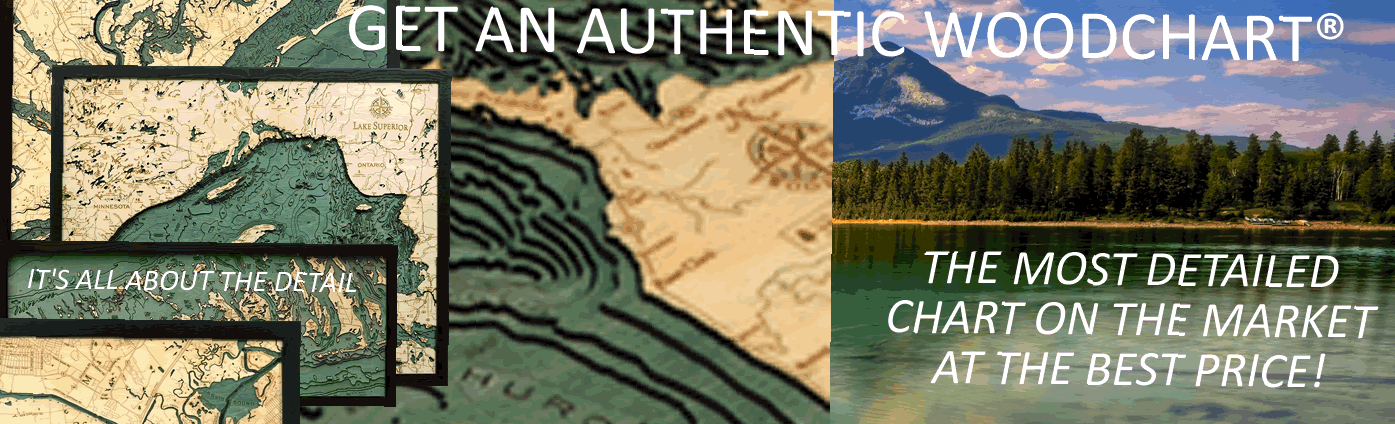 Carved Lake Art | Topographical Wood Nautical Charts And Lake Maps